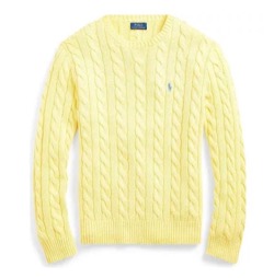 POLO RALPH LAUREN　Cable-Knit Cotton Sweater