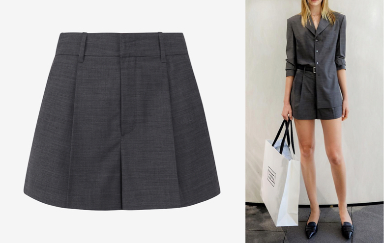 L’H.A.STAILORED TUCK SHORTS