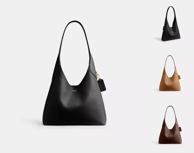 coachブラックのショルダーバッグ