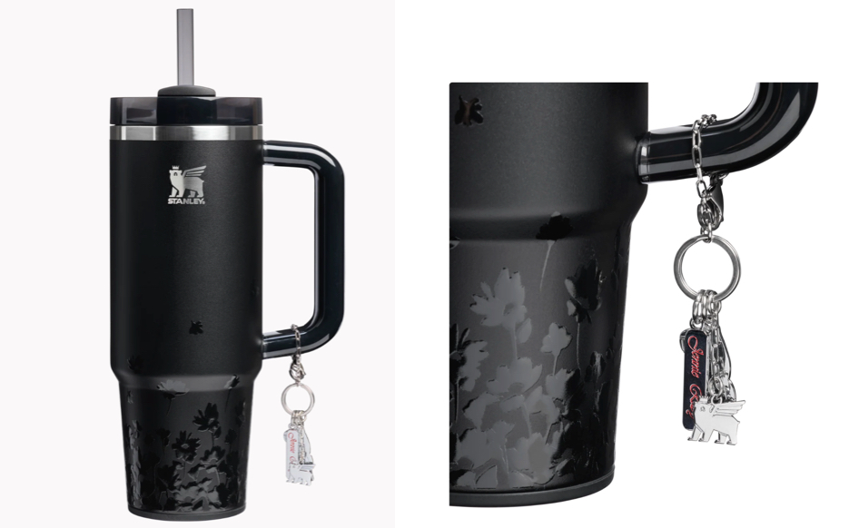 Stanley 1913 x JENNIE Quencher® Luxe Tumbler | 0.89Lブラックのステンレスボトル