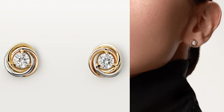 Cartierダイヤモンドピアス