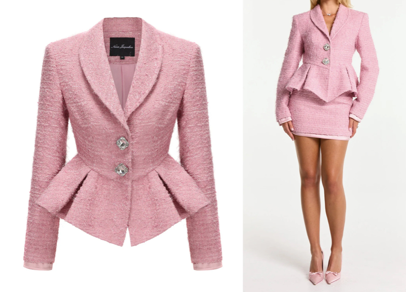 nanajacquelineピンクのジャケット